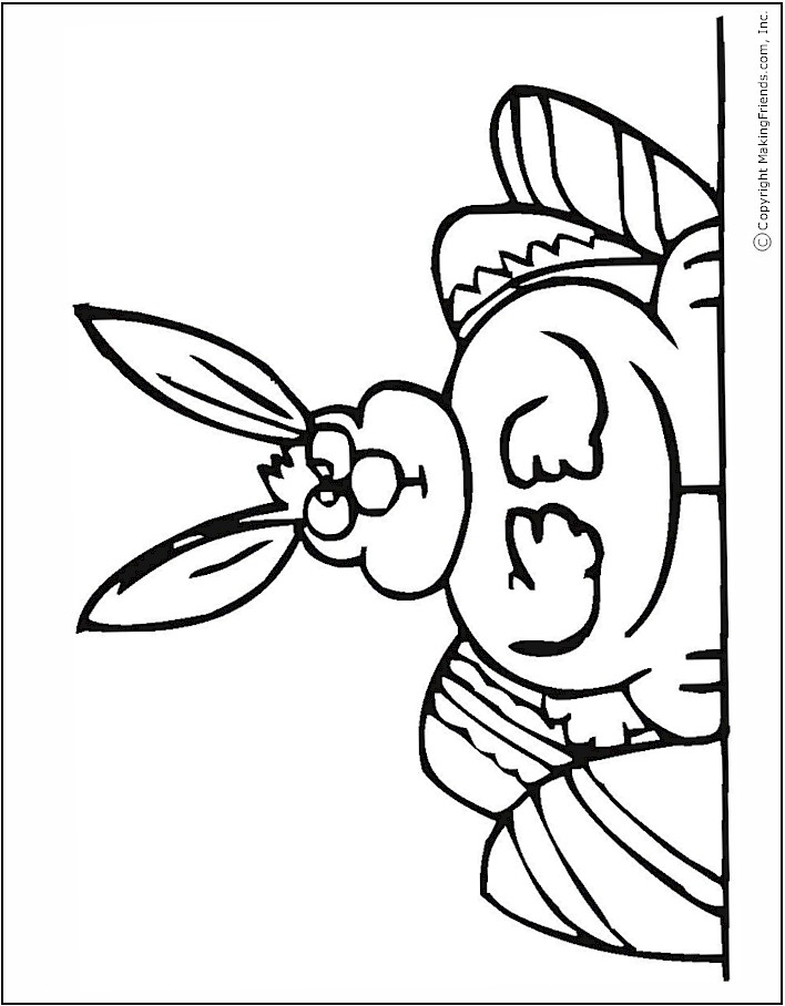 Pictures Of Bunnies To Color. easter unnies to color in.