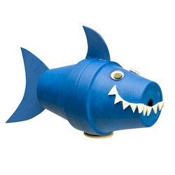 Craft Ideas Elementary Kids on This Is A Great Looking And Fun Shark Craft  The Original Idea Called