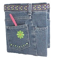 Jeans Book Cover - Kids Crafts