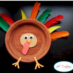 Paper Plate Turkey - Kids Crafts