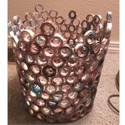 Recycled Magazine Wastebasket - Kids Crafts