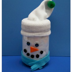 Craft Jar boneco de neve