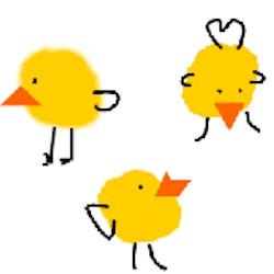 Thumbprint Chicks Craft