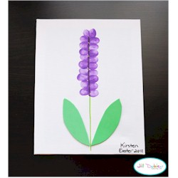 Thumbprint Hyacinth - Kids Crafts