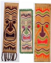 Tiki Tapa Bookmarks - Kids Crafts
