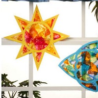 Tissue Paper Star - Kids Crafts