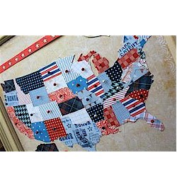 Patriotic Map Craft