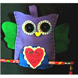 Valentine Felt Owl Craft