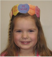 Printable Valentine Candy Crown - Kids Crafts