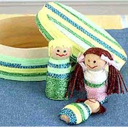Wood Worry Dolls - Kids Crafts