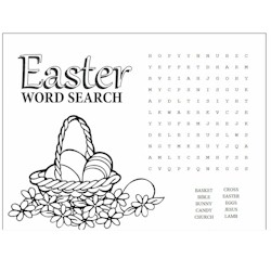 Easter Word Search - Kids Crafts