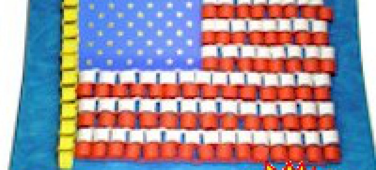 Paper Chain Flag Free Kids Crafts