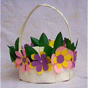 Image of Woven Flower Basket