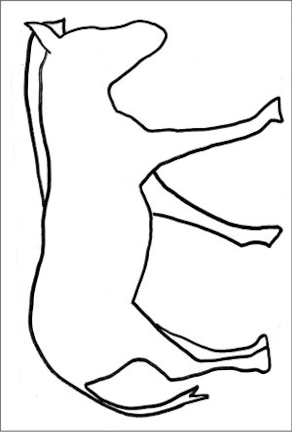 zebra coloring pages without stripes - photo #12