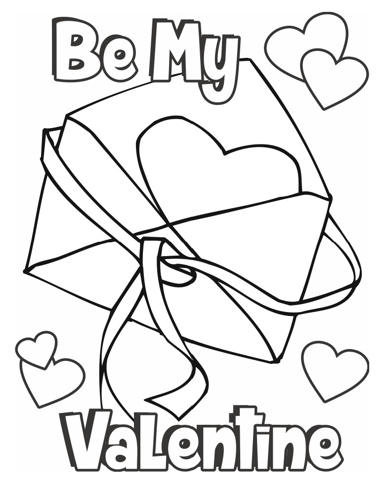 valentine coloring pages toddlers - photo #42