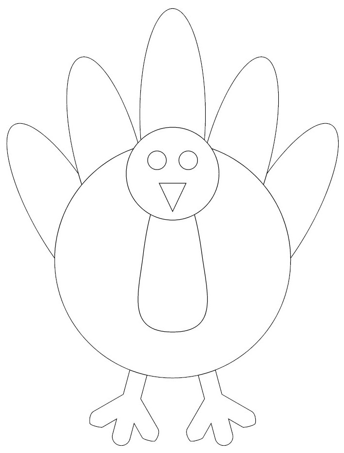 Turkey Cut Out Pattern 4