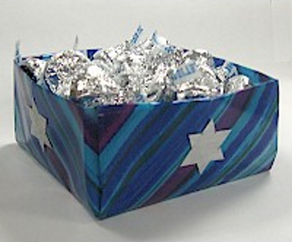 Hanukkah Origami Candy Dish Craft