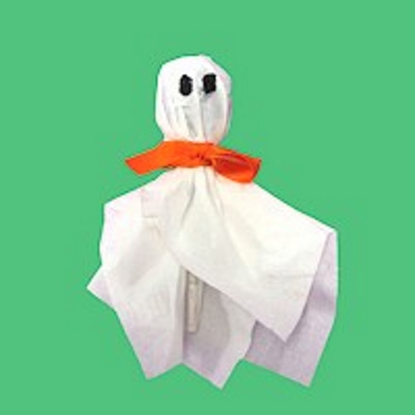 Simple and safe way to wrap Halloween treat.