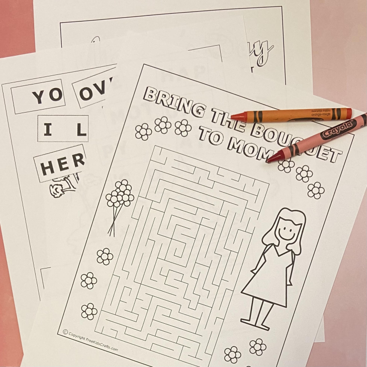 Mother’s Day Word Puzzles