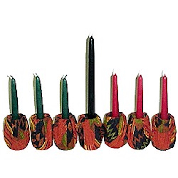 DIY Kwanzaa candles