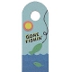 DIY door hanger for the Dad who likes to fish
