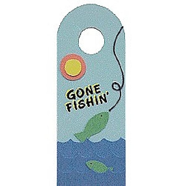 Gone Fishin’ Door Hanger Craft