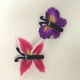 refrigerator magnets made from artificial flowers