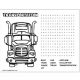Printable word search about transportation