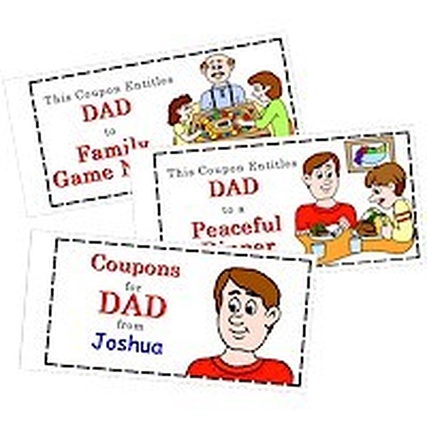 Coupon Book for Dad
