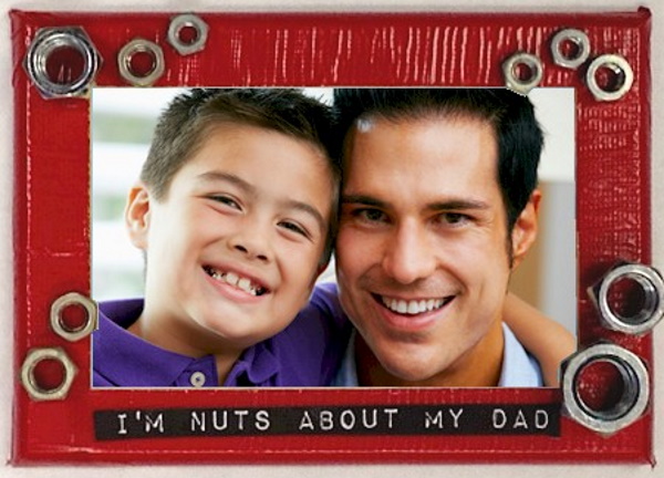 Father’s Day Nutty About You Photo Frame Craft