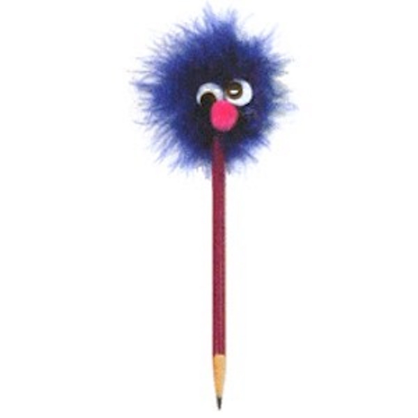 DIY fuzzy headed pencil