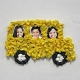 Tissue Paper School Bus Frame for kids to make