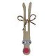 Easy Reindeer Christmas ornament made from a clothespin