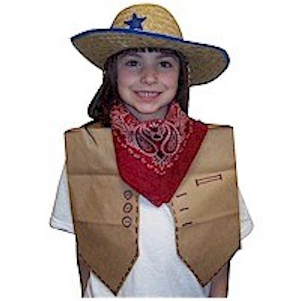 Paper Bag Cowgirl Vest Craft