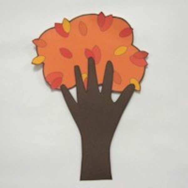 Handprint Autumn Tree