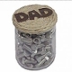 Turn a recycled jar into a safe for Dad.