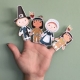 Pilgrim & Native American finger puppets for kids to make
