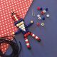 Pony bead Uncle Sam with pattern