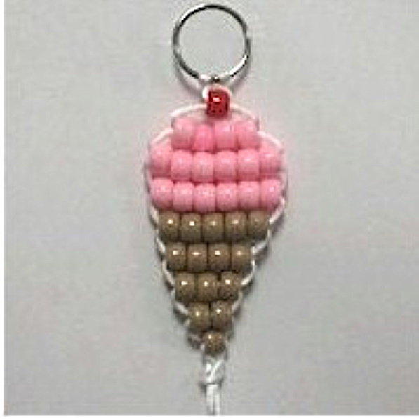 Details about  / Mini Beaded Keychain
