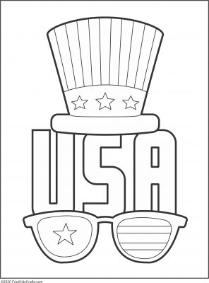 Printable Patriotic Coloring Pages