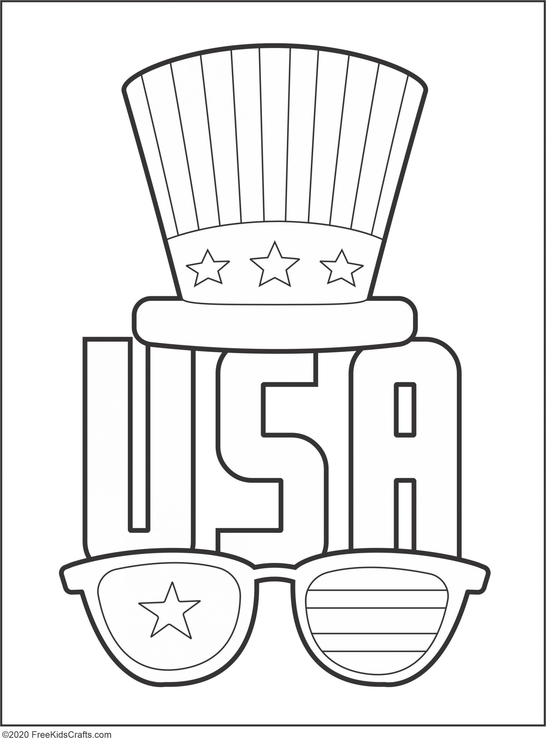 Printable Patriotic Coloring Pages