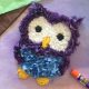 Owl made from tissue paper