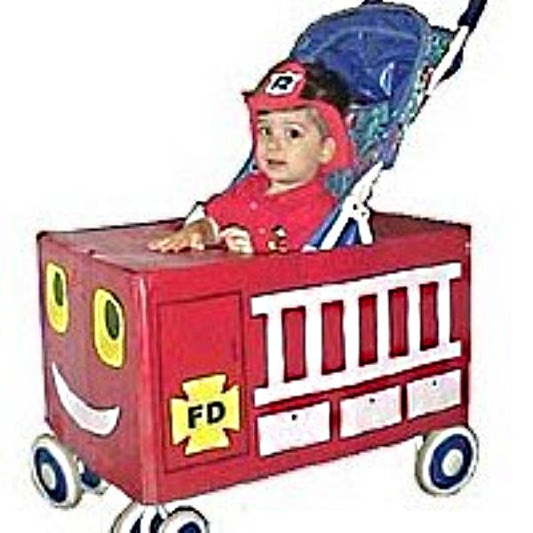 Stroller Fire Truck Costume