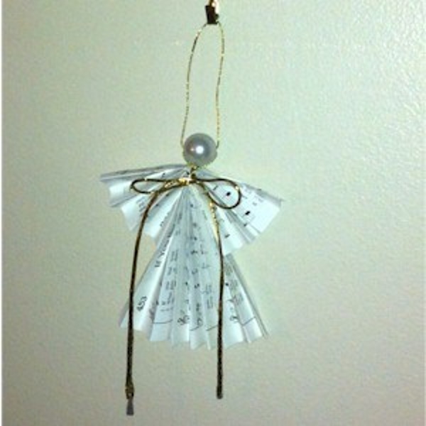 Folded Christmas Angel Craft