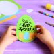 Printable Easter Egg Card for young children to make.