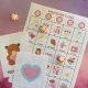 Bingo game with a Valentine theme