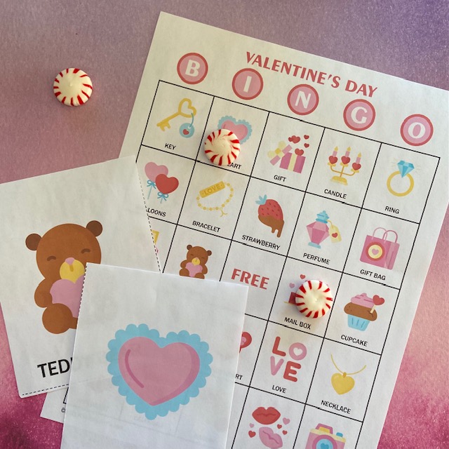 Printable Valentine Bingo Game