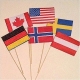 Free Printable flags to use for Olympic decorations