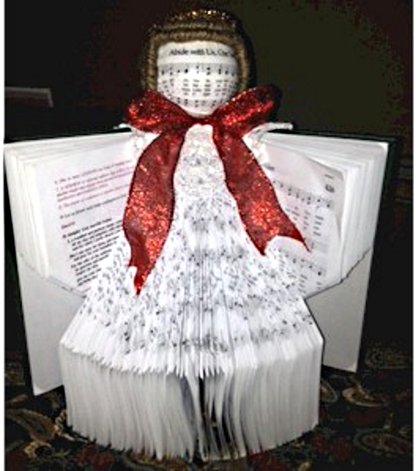 DIY how To Make Paper Accordion Angels, EASY, Last minute DIY for