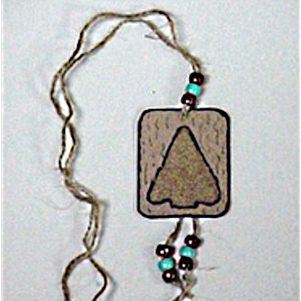 Native American Sand Art Arrowhead Necklace Craft